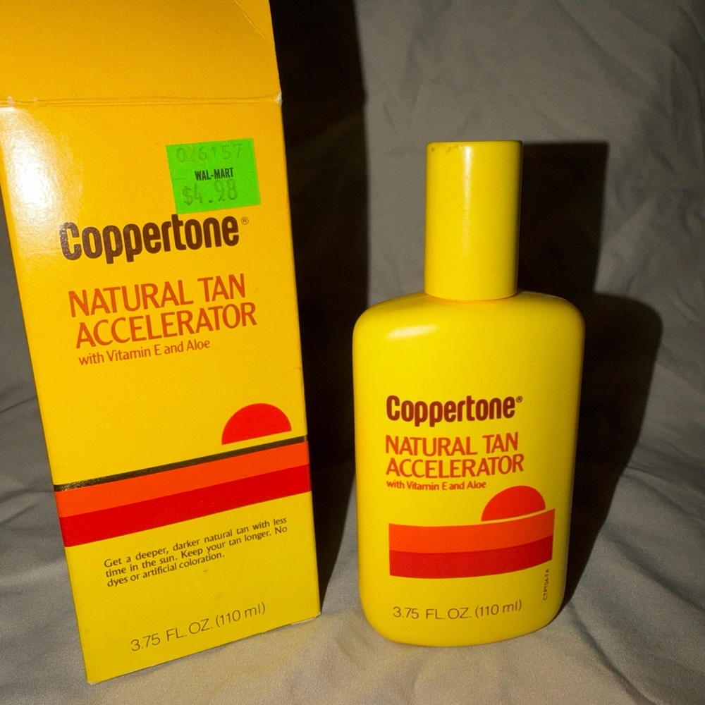 Vintage Coppertone Natural‎ Tan Accelerator